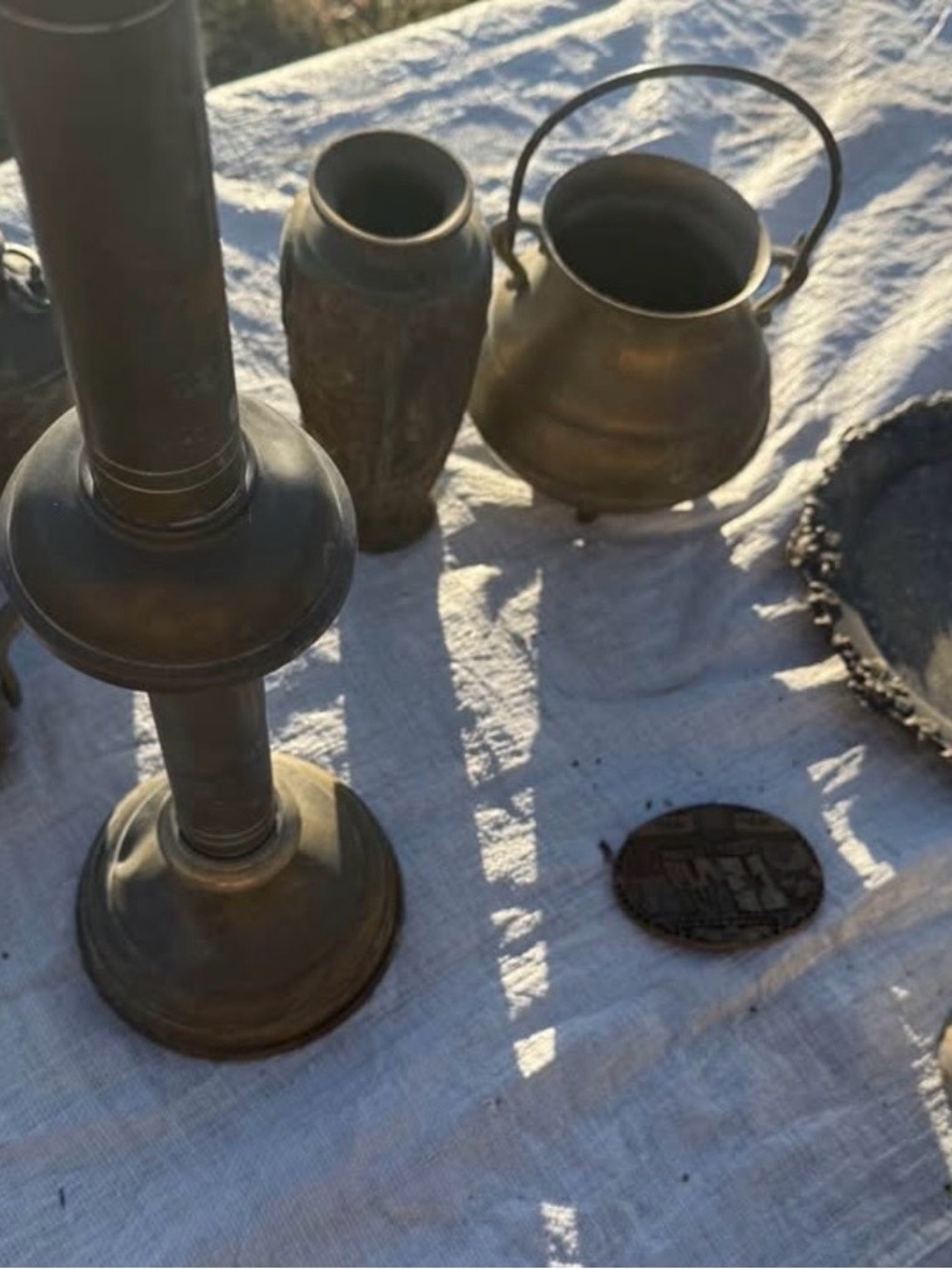 Brass Candlestick and Accent Pieces - Brass Home Accents